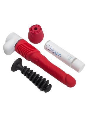 Thrust N' Roses, Automatic Thrusting Dildo and Rose Sex Toy Valentine's Special