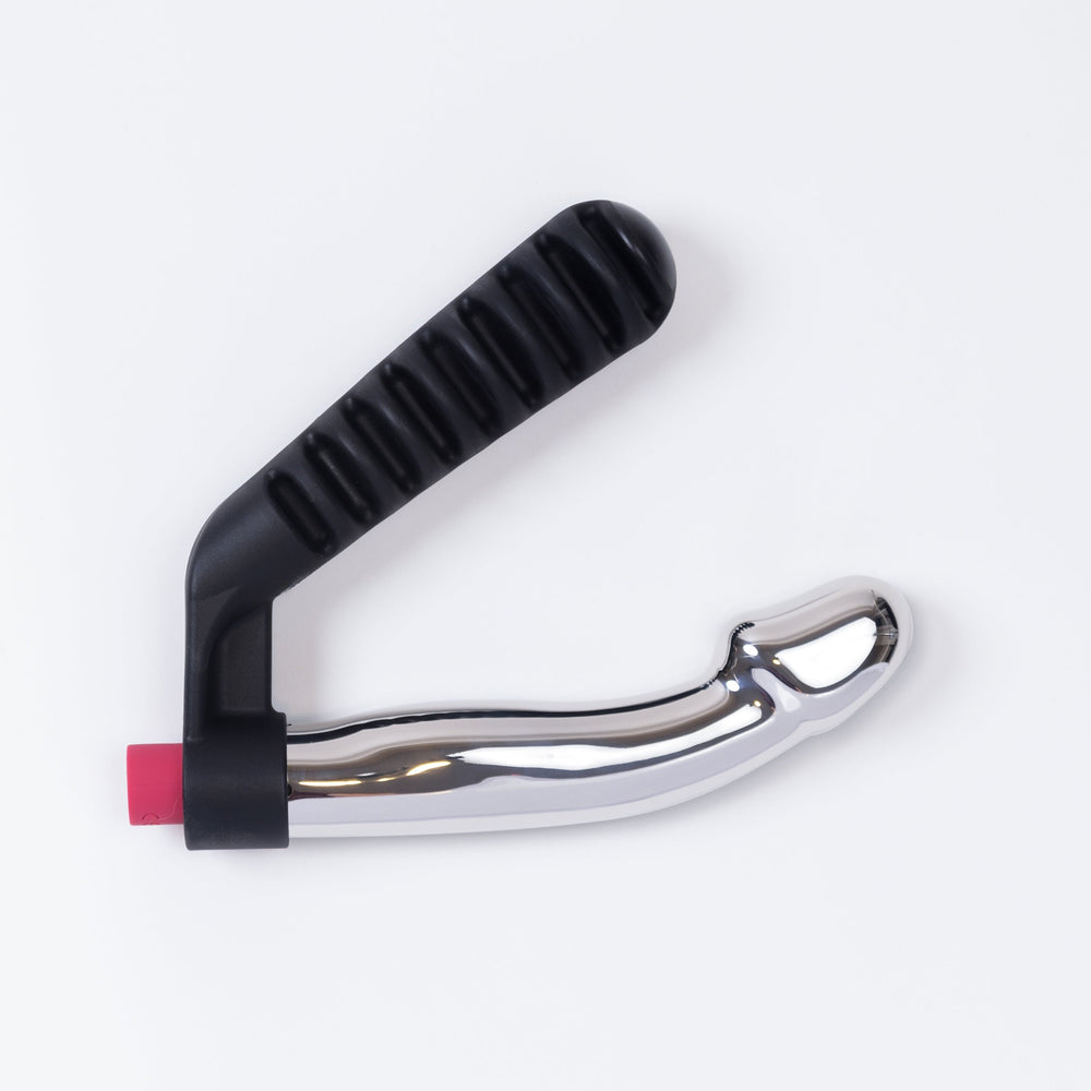 Solstice Alto Capo Metal Vibrator Dildo and Lipstick Clitoral Stimulator
