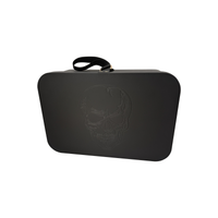 Skull storage and carry on travel case with lock by GOOROO