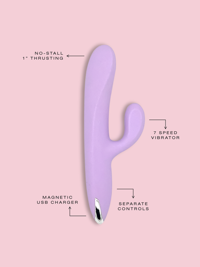 Velvet Thruster | Thrusting Rabbit Vibrator for Women VL100