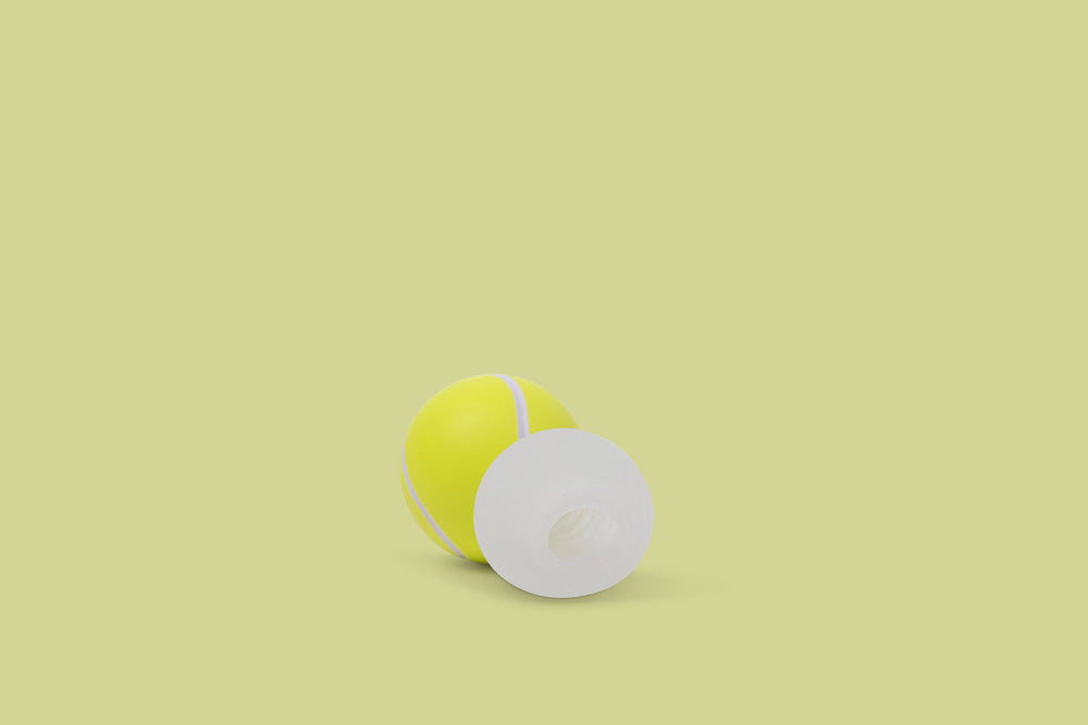 ultr-soft reuseable male masturbation sleeve with hard sheel tennis ball case 