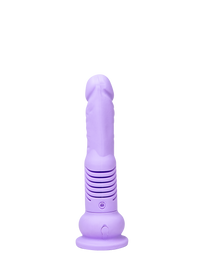 Velvet Thruster, silicone dildo - Lilac
