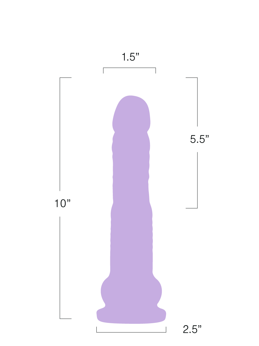 thruster teddy, mini dildo size - Mint Black Red Lilac