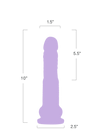 thruster teddy, mini dildo size - Mint Black Red Lilac