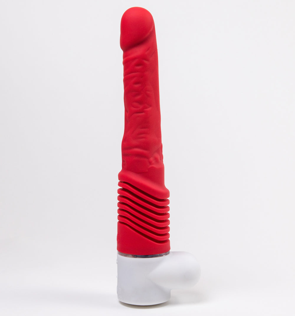Thrust N' Roses, Automatic Thrusting Dildo Rose Suction Sex Toy Special for Couples