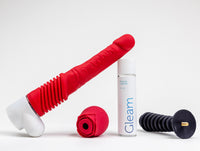 Thrust N' Roses, Automatic Thrusting Dildo Rose Suction Sex Toy Special for Couples