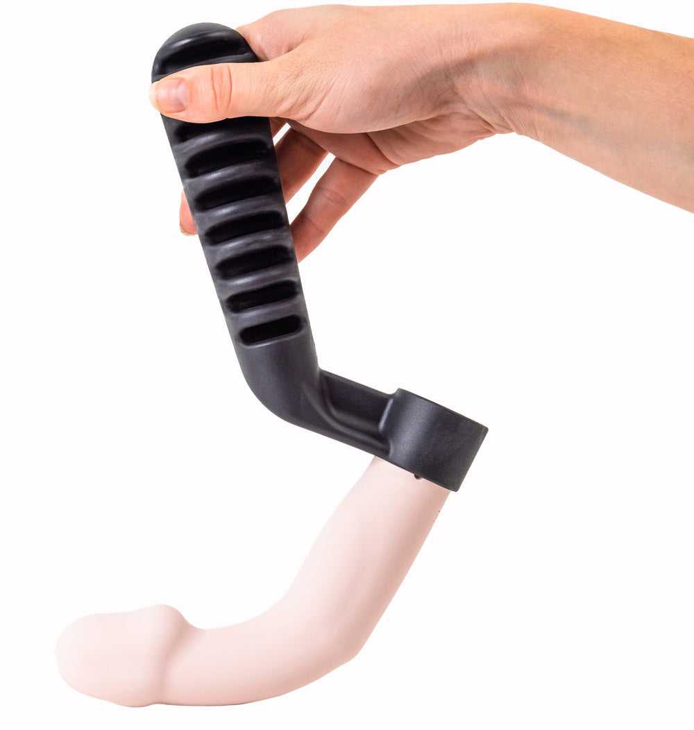 Smartee | Flexible Silicone Vibrator and Dildo with Easy Reach Handle The Thruster Smartee | Flexible Silicone Vibrator and Dildo with Easy Reach Handle The Thruster